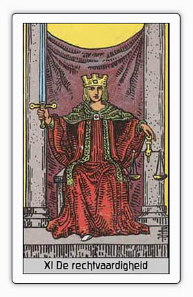 tarot de rechtvaardigheid 