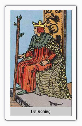 tarot toverstokken de koning