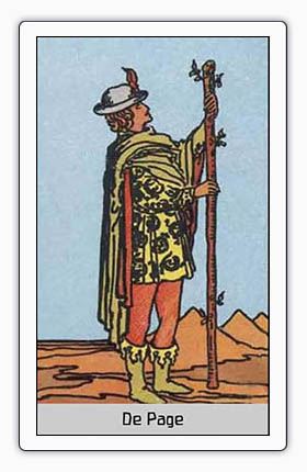 tarot toverstokken de page