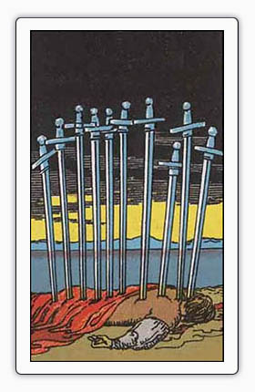 tarot zwaarden 10 tarot zwaarden 10