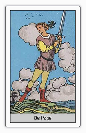 tarot zwaarden de page tarot zwaarden de page